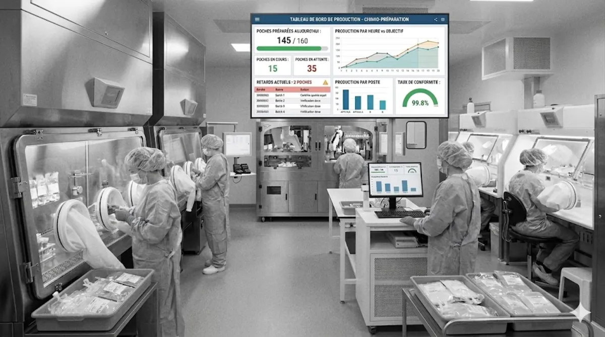 Hospital pharmacy — intelligent scheduling of preparations